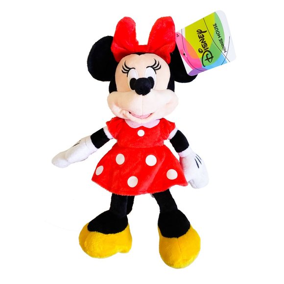 Disney Mickey Mouse and Minnie Plush Set Kids Boys Girls Beanie Stuffed Animal - Picture 3 of 4